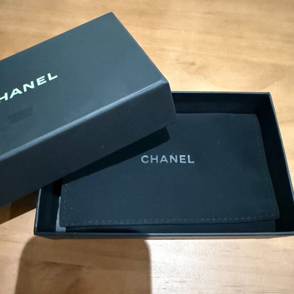 Chanel Lambskin Chain CC Necklace Gold with Pouch and Box - Picture 7 of 7